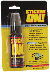 STICKER ON™ DECAL APPLICATION FLUID (HARDLINE PRODUCTS)