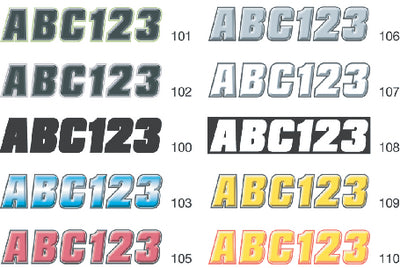 2" FACTORY MATCHED SNOWMOBILE REGISTRATION KITS (HARDLINE)