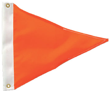 SKI FLAG ONLY 12IN ORANGE