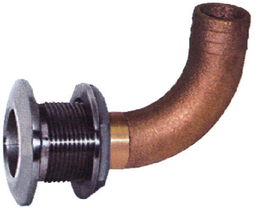 STAINLESS/BRONZE THRU-HULL 90° (GROCO)