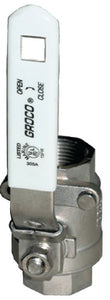 FULL-FLOW LOCKING BALL VALVE IBV-S SERIES - STAINLESS STEEL (GROCO)