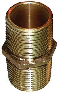 BRONZE PIPE NIPPLES (GROCO)