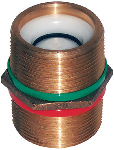 BRONZE PIPE NIPPLES W/CHECK VALVE (GROCO)