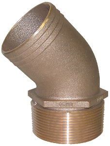 PIPE-TO-HOSE ADAPTERS - 45°  (GROCO)