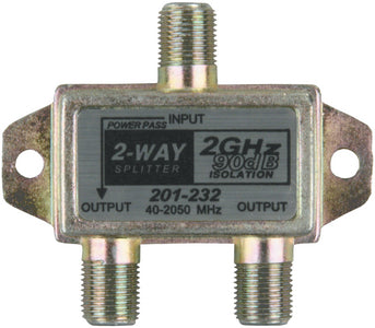 2-WAY 2 GHz HD/SATELLITE LINE SPLITTER (JR)