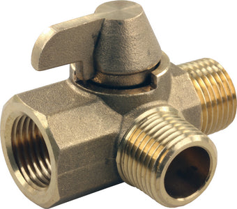 3-WAY BRASS DIVERTER VALVE (JR)