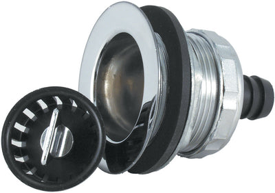SINK STRAINER WITH THREADED BASKET (JR)