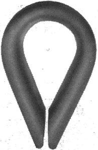 WIRE ROPE THIMBLE (CHICAGO HARDWARE)