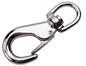 SWIVEL EYE BOAT SNAP - CHROME PLATED ZINC (SEA-DOG LINE)