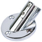 ROUND RAIL BASES - CHROME ZINC (SEA-DOG LINE)