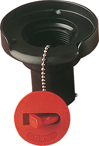 HOSE DECK FILL WITH KEYLESS CAP & SPLASH GUARD (SEA-DOG LINE)
