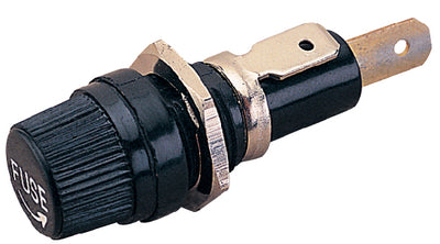 AGC ROUND FUSE HOLDER W/ SPADE TERMINAL (SEA-DOG LINE)