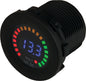 RAINBOW DISPLAY DIGITAL VOLTMETER (SEA-DOG)