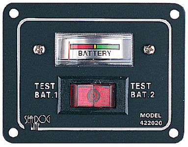 BATTERY TEST ROCKER SWITCH PANEL (SEA-DOG LINE)