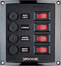 VERTICAL ROCKER SWITCH FUSE PANEL (SEADOG LINE)