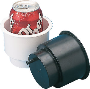 FLUSH MOUNT COMBO DRINK HOLDER W/DRAIN FITTING (SEA-DOG)