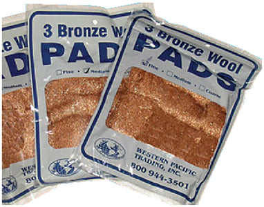 BRONZE WOOL PADS (WESTERN PACIFIC TRADING)