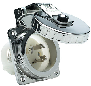 30 AMP SHORE POWER INLET (HUBBELL)