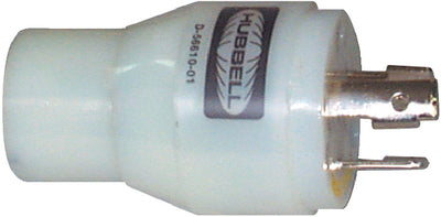 15-20 AMP STRAIGHT ADAPTER (HUBBELL)
