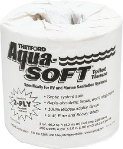 2-PLY RAPID-DISSOLVE AQUA-SOFT TOILET TISSUE (THETFORD)