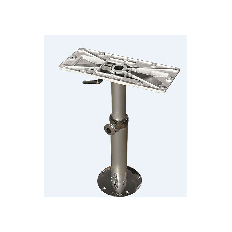 Table Col,Man Adj HT,475-720MM 18.7-28.3",Twist-Lock Base,Anodized