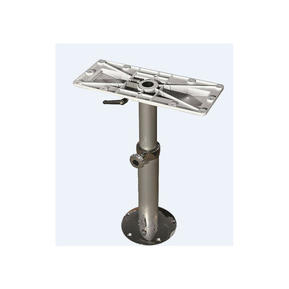 Table Col,Man Adj HT,475-720MM 18.7-28.3",Twist-Lock Base,Anodized