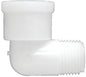 PLASTIC STREET ELBOWS (BRASS FITTINGS)