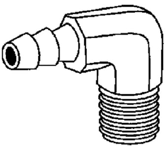 FORGED HOSE BARB ELBOW (BRASS FITTINGS)