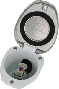 STAINLESS STEEL RECESSED TRANSOM SHOWER MIXER (SCANDVIK)