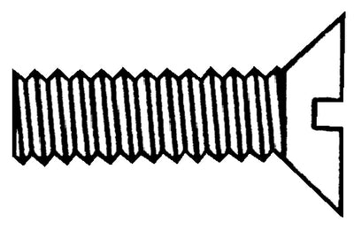 SLOTTED MACHINE SCREWS - FLAT HEAD (MARINE FASTENERS)