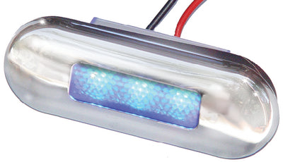 SANTIAGO 3-LED OVAL ACCENT COURTESY LIGHT (AQUA SIGNAL)