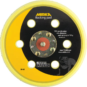 6" GRIP FACED SOFT VACUUM BACKUP PAD (MIRKA)
