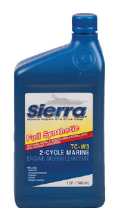 FULL SYNTHETIC TC-W3 2-STROKE OUTBOARD OIL (SIERRA)