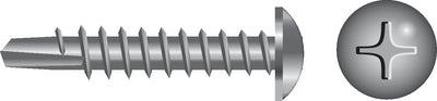 PHILLIPS SELF DRILLING SCREWS, 410 SS - PAN HEAD (SEACHOICE)