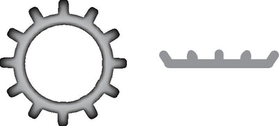 STAINLESS EXTERNAL TOOTH LOCK WASHERS (SEACHOICE)