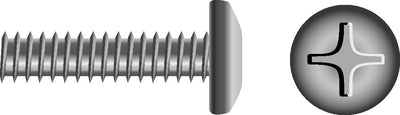 PHILLIPS MACHINE SCREWS - PAN HEAD (SEACHOICE)