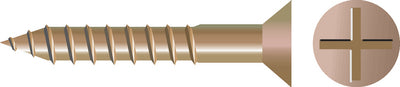 FREARSON WOOD SCREWS - FLAT HEAD (SEACHOICE)