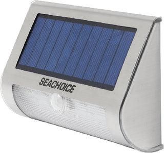 SOLAR SIDE-MOUNT STAINLESS LED DOCK LIGHTS (SEACHOICE)