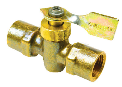 BRASS TWO WAY FUEL LINE VALVE (SEACHOICE)