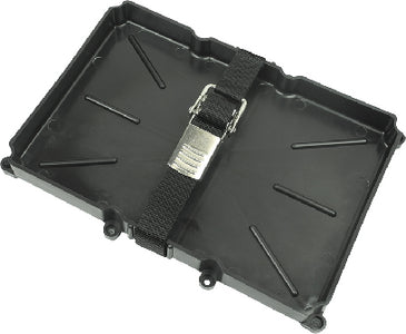 BATTERY TRAY W/STRAP & STAINLESS-STEEL BUCKLE (SEACHOICE)