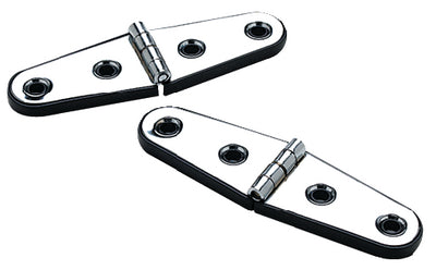 STRAP HINGES WITH BASE - STAINLESS STEEL (SEACHOICE)