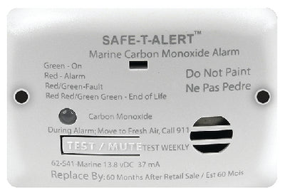 62 SERIES CARBON MONOXIDE DETECTOR (SEACHOICE)