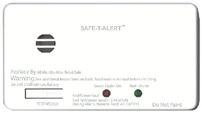 BATTERY-OPERATED CARBON MONOXIDE ALARM (SEACHOICE)