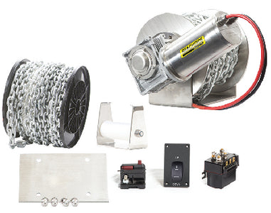 STAINLESS STEEL DRUM WINCH KIT (SEACHOICE)