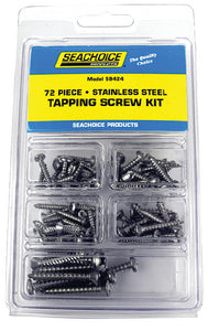 TAPPING SCREW KIT - 72 PIECE (SEACHOICE)