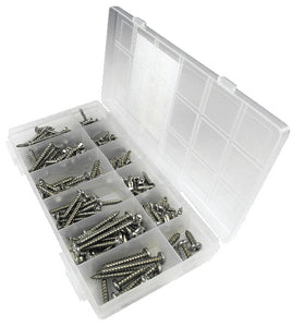 TAPPING SCREW KIT - 216 PIECE (SEACHOICE)