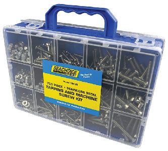 TAPPING AND MACHINE SCREW KIT - 750 PIECE (SEACHOICE)
