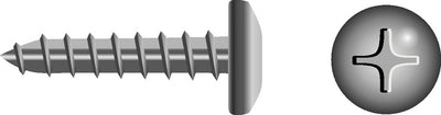 PHILLIPS TAPPING SCREW - PAN HEAD (SEACHOICE)