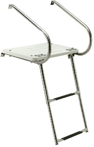 UNIVERSAL SWIM PLATFORM WITH UNDER MOUNT TELESCOPING LADDER (SEACHOICE)