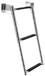 TELESCOPING TRANSOM MOUNT LADDER - STAINLESS STEEL (SEACHOICE)